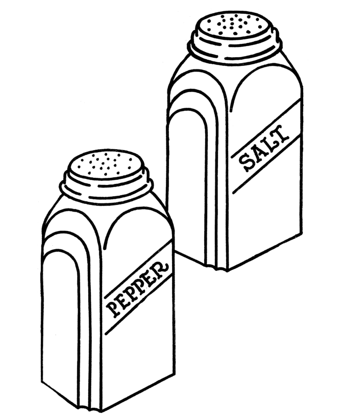 shaker Colouring Pages