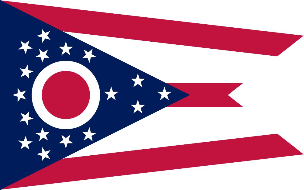 Ohio: Flags - Emblems - Symbols - Outline Maps