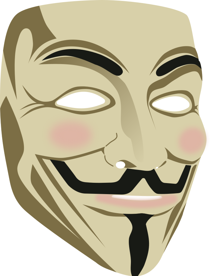 Guy Fawkes mask (3d) Clipart, vector clip art online, royalty free ...