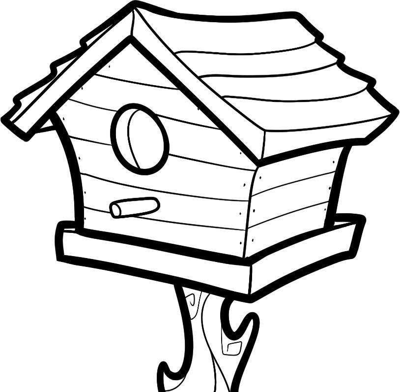 house outline coloring page | HelloColoring.com | Coloring Pages