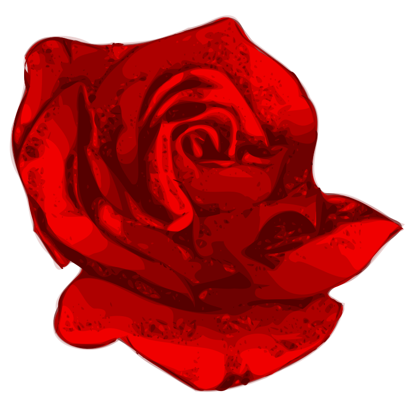 Clipart - Raseone Rose Red 2
