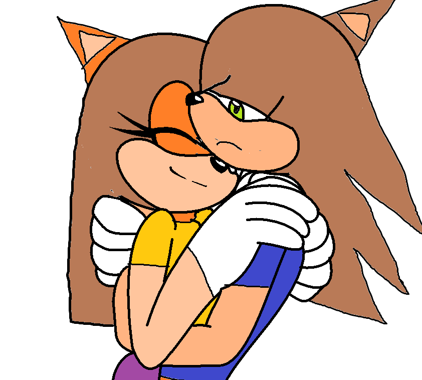 Image - Kelly hugging an unhappy Eddy.png - Sonic's Adventure Wiki