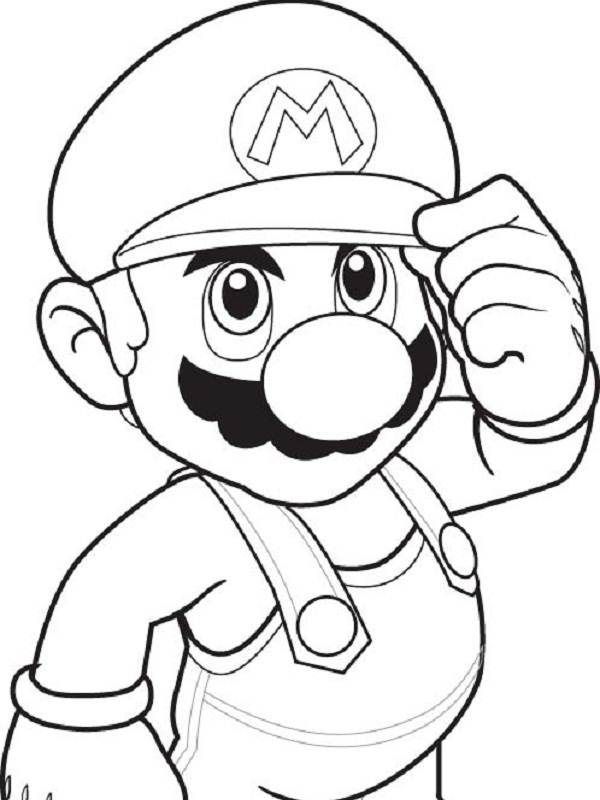 Mario Coloring Pages Free Printable | Coloring Pages Trend