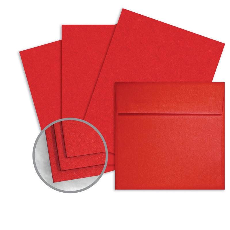 Cardstock And Envelopes Matching Red 80 Lb Cardstock And Square