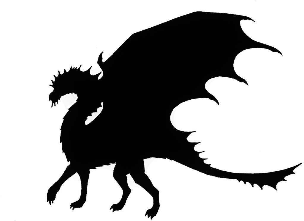 Dragon Silhouette 2 by AstralGuardian70775 on deviantART