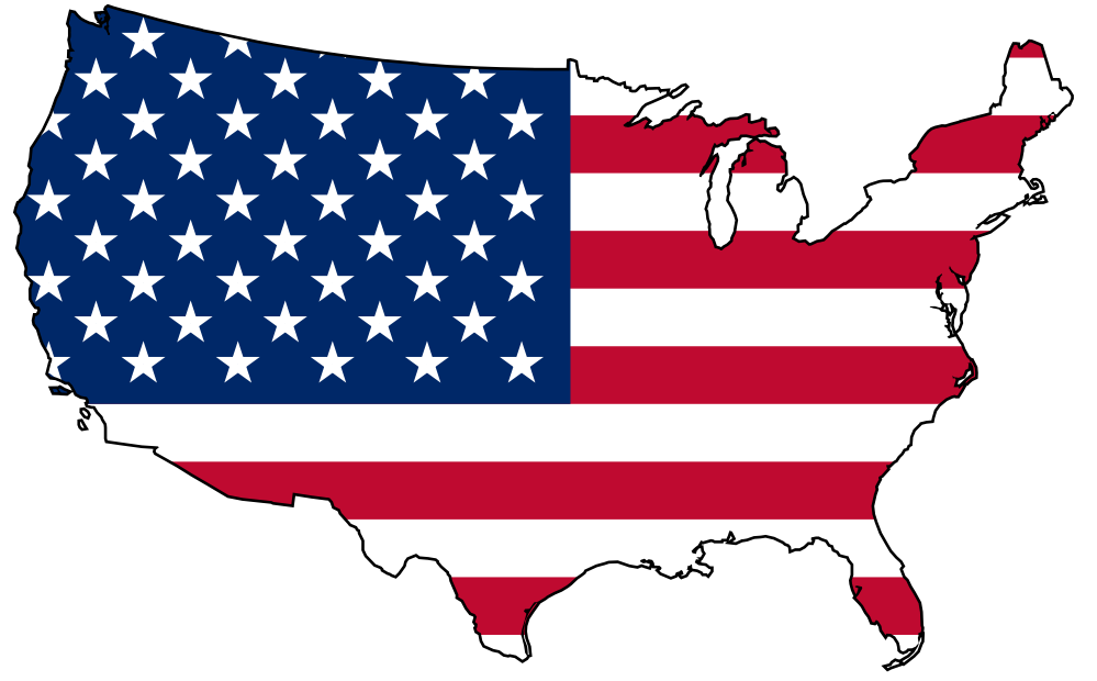 clip art map of the united states free - photo #12
