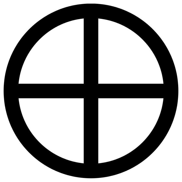 Eʼelyaaígíí:Earth symbol.svg - Wikiibíídiiya
