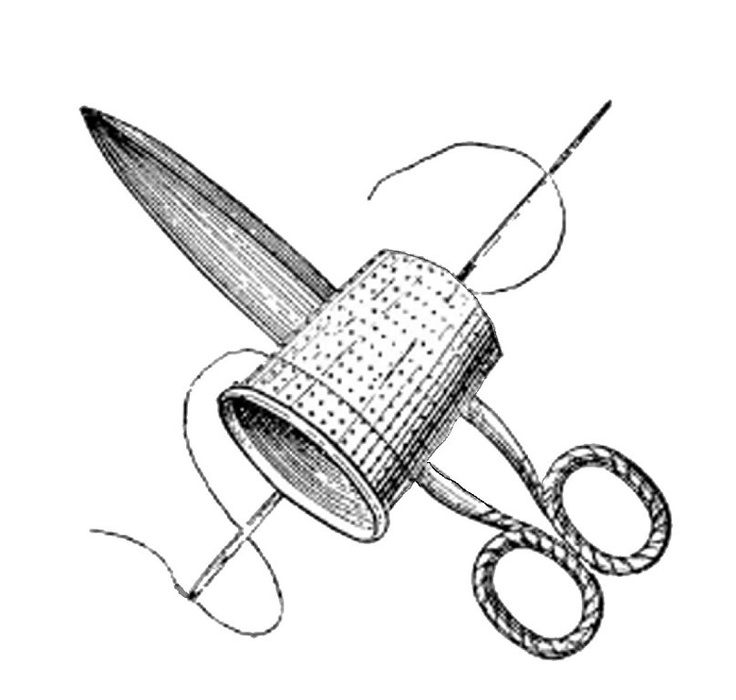 scissors and thimble. | Sewing Projects | Pinterest