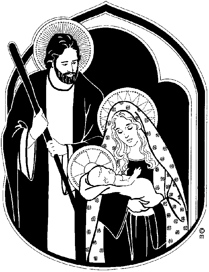 clipart of baby jesus and mary - photo #34