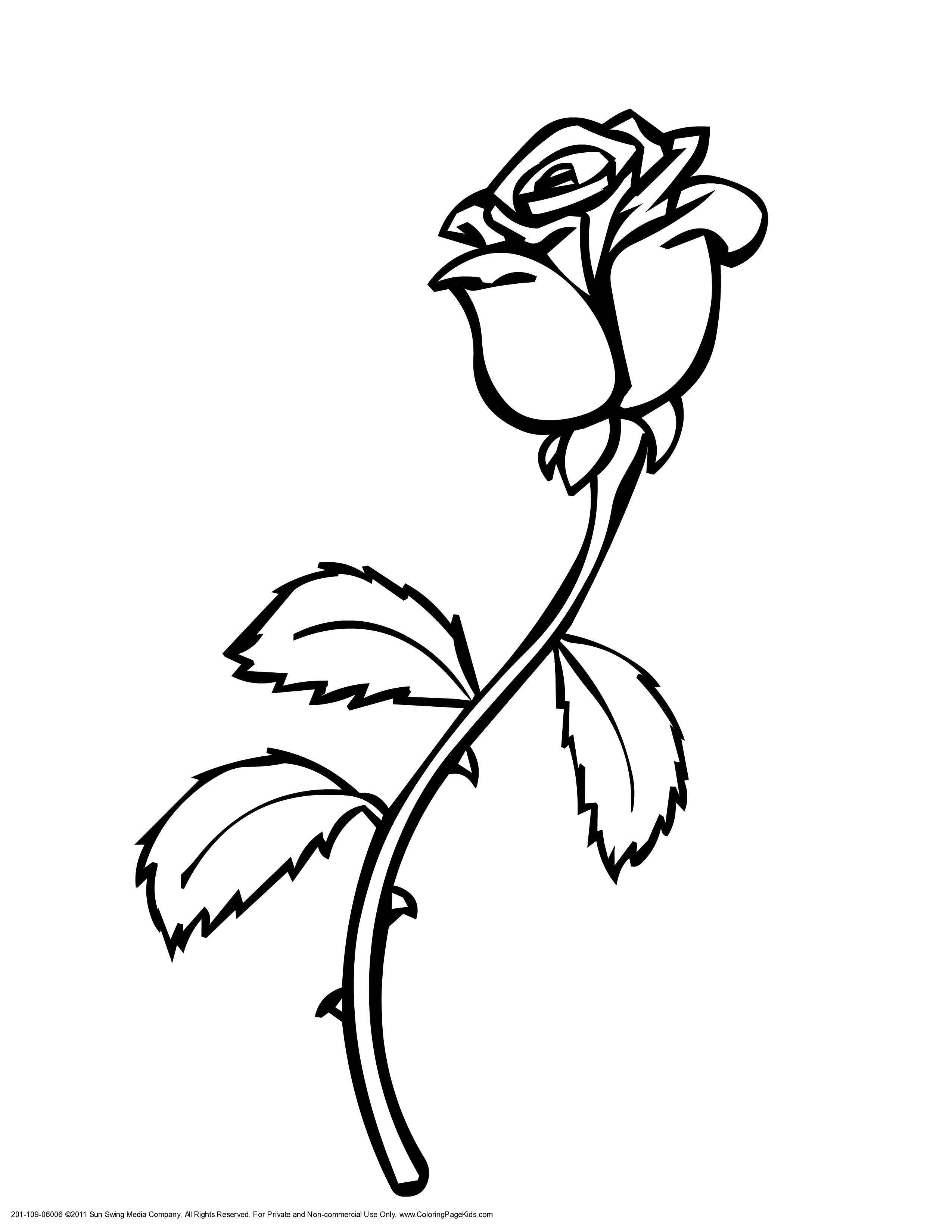 rose coloring page 533 roses coloring pages | Printable Coloring