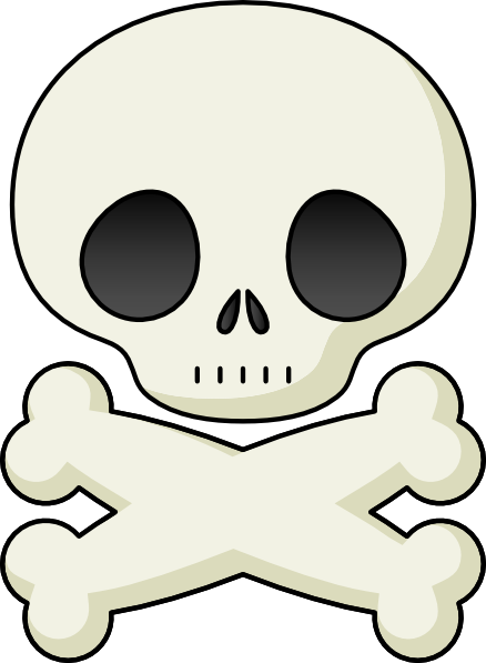 Cute Skull clip art Free Vector / 4Vector