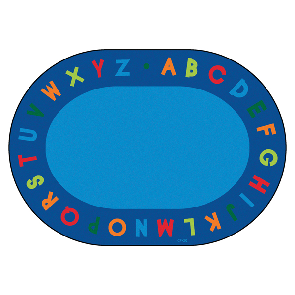 Calloway House. Alphabet Circletime Rug - 6' x 9' Primary