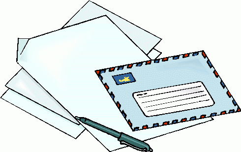 Write A Letter Clip Art Images & Pictures - Becuo