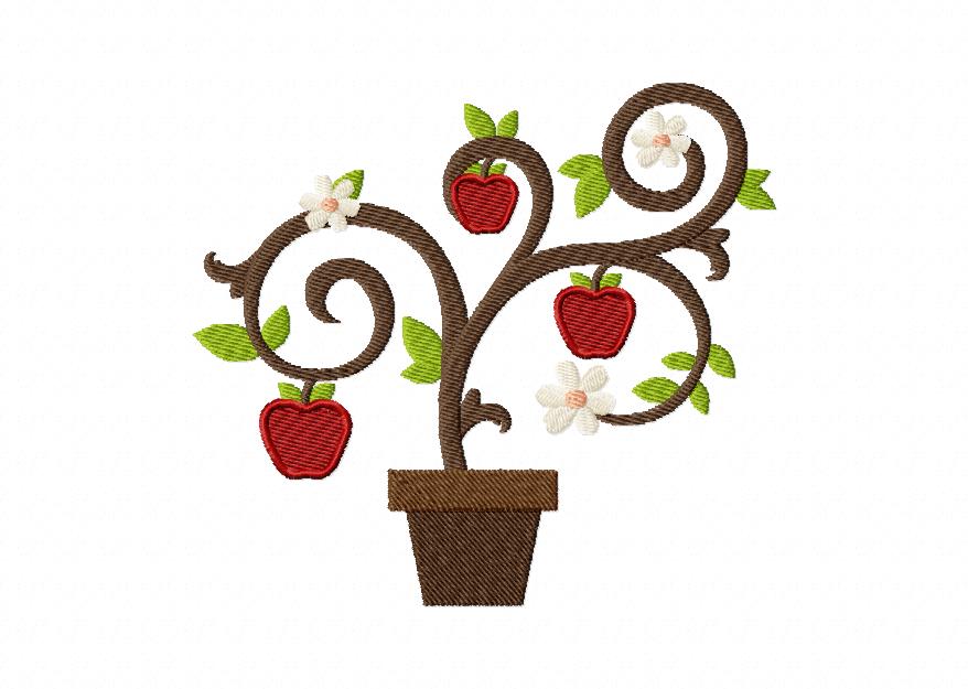16 Design Fruit Trees Mega Pack Embroidery Designs ONLY $1.99 ...