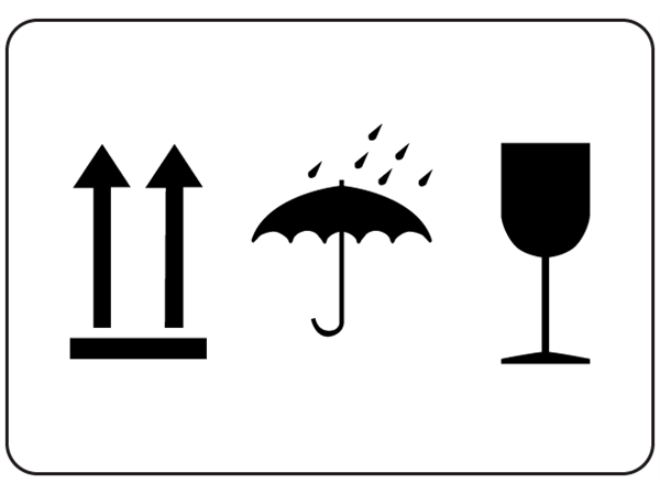 This way up, keep dry, fragile packaging symbol label | TR10301 ...