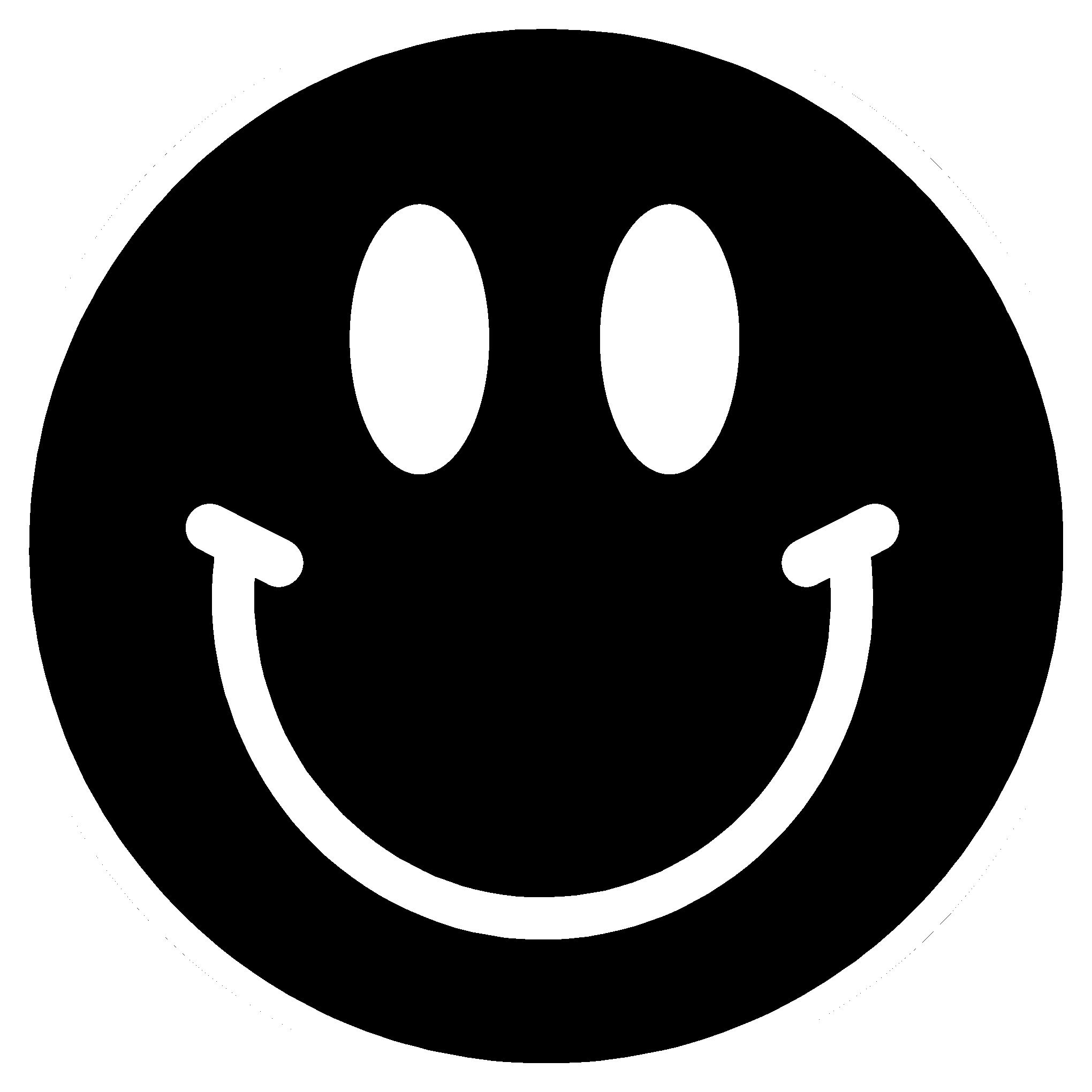 Smiley Face Black Background - ClipArt Best