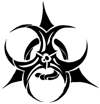 Biohazard Symbol Image Created in Grunge Style | Tattoomagz.com ...