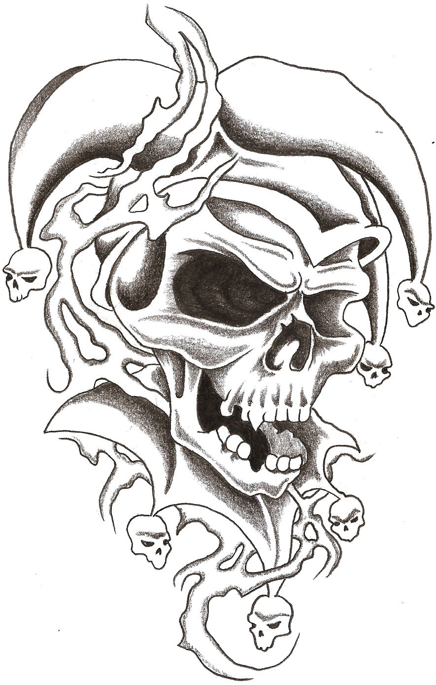 Evil Skull Tattoo Designs Cliparts.co