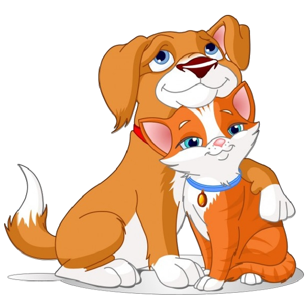 free clipart of dog and cat together - photo #47