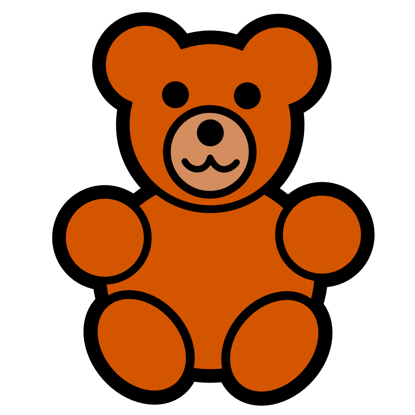 Clip Art: Dy Bear Icon Teddy Bear Animal ... - ClipArt Best ...