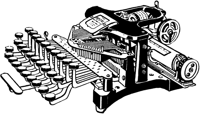 Open Typewriter | ClipArt ETC
