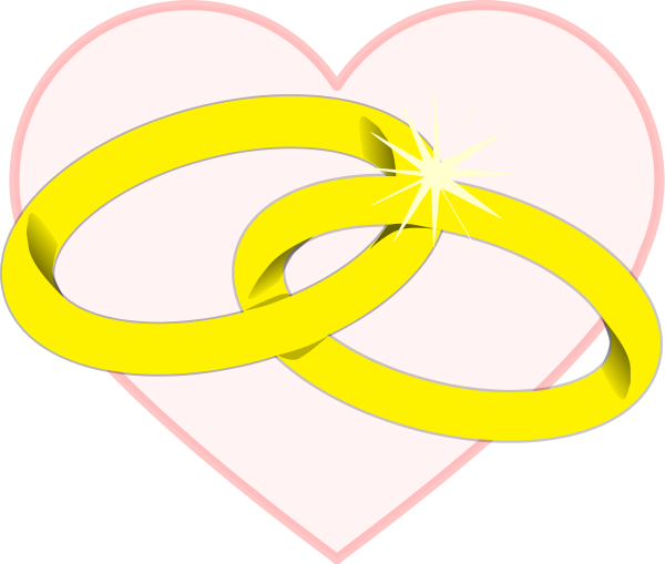 hearts and rings clipart - photo #18