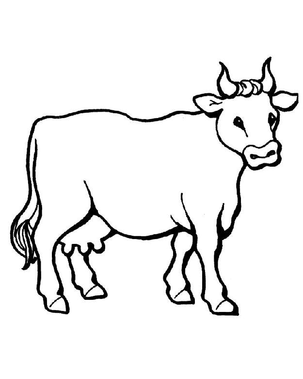 animated cow Colouring Pages (page 2)