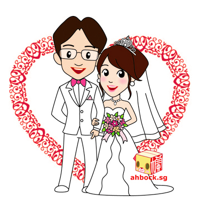 Cartoon Wedding Couple - Cliparts.co