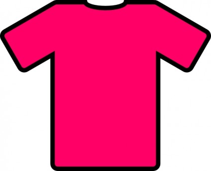 Pink T Shirt clip art Vector clip art - Free vector for free ...
