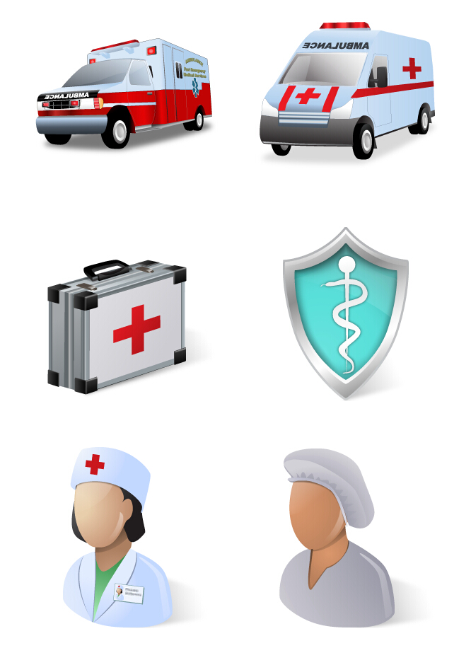 4-Designer | Ambulances and nurses VistaPNG icon 256x256px