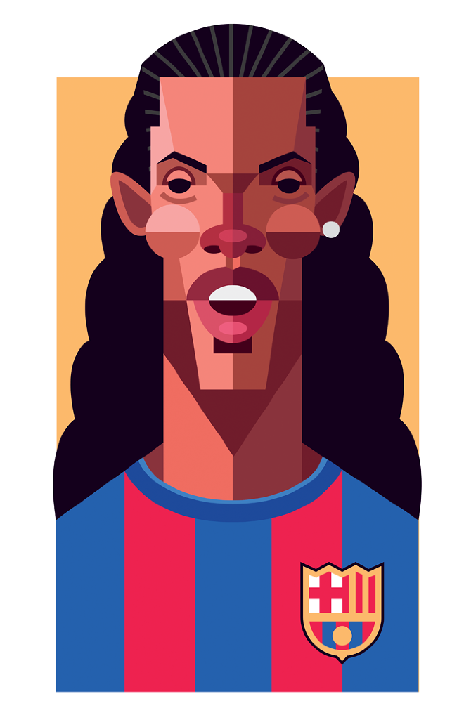 Playmakers Illustration Series - The Most Gifted Football Players