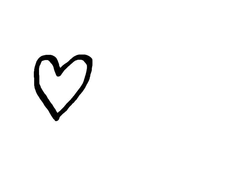 Simple Heart Drawing