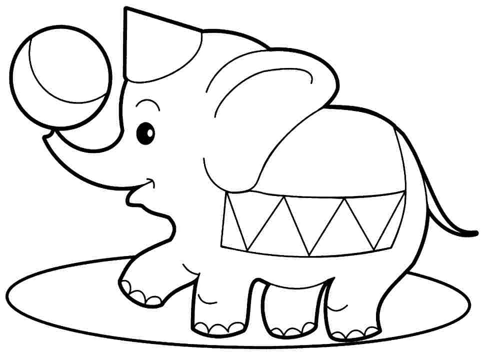 Outline Of An Elephant - Cliparts.co