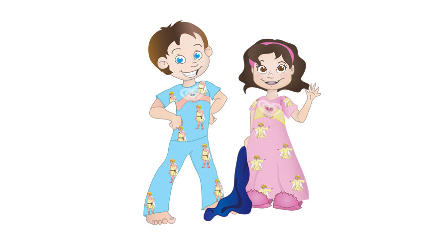 Kids In Pajamas - ClipArt Best