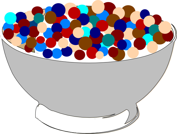 Bowl Of Cereal clip art - vector clip art online, royalty free ...