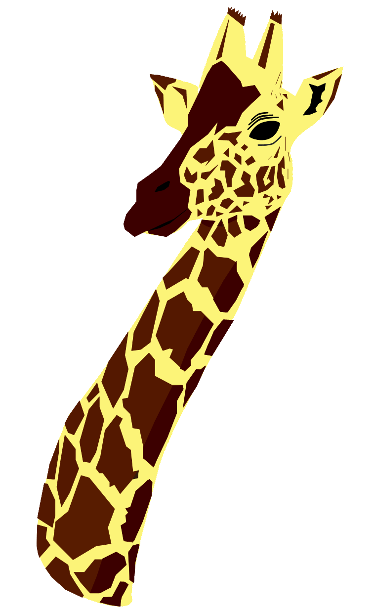 Giraffe Head Clipart Black And White | Clipart Panda - Free ...