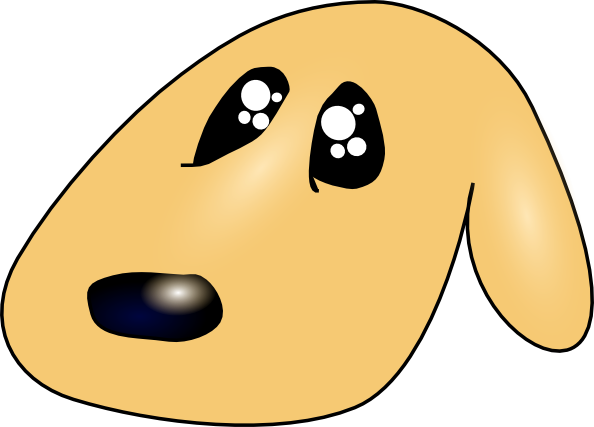 Ericlemerdy Cute Sad Dog clip art - vector clip art online ...