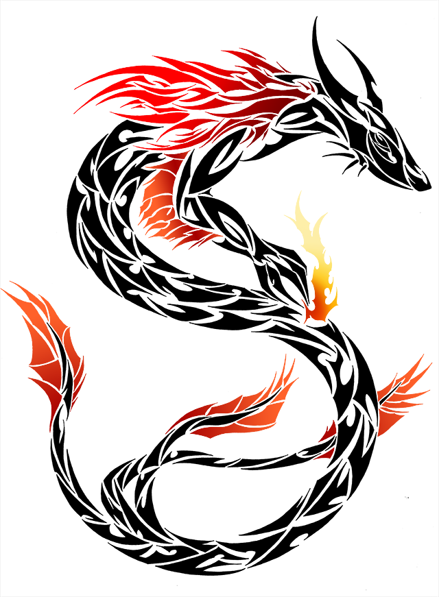 Designsasian Dragon Tattoo Designtribal Chinese Dragontribal Tattoo