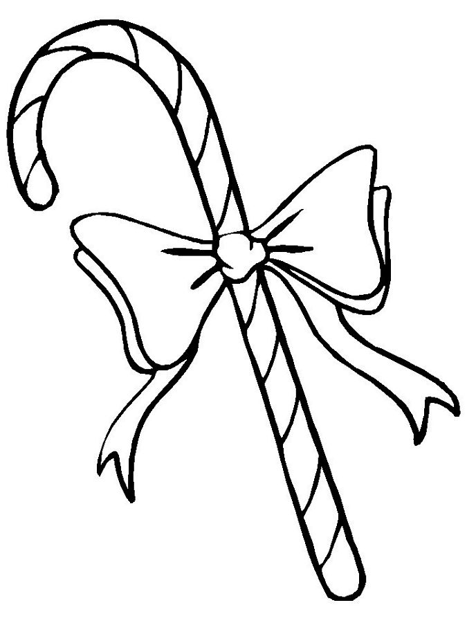 Printable Candy Cane Coloring Pages | Coloring Pages