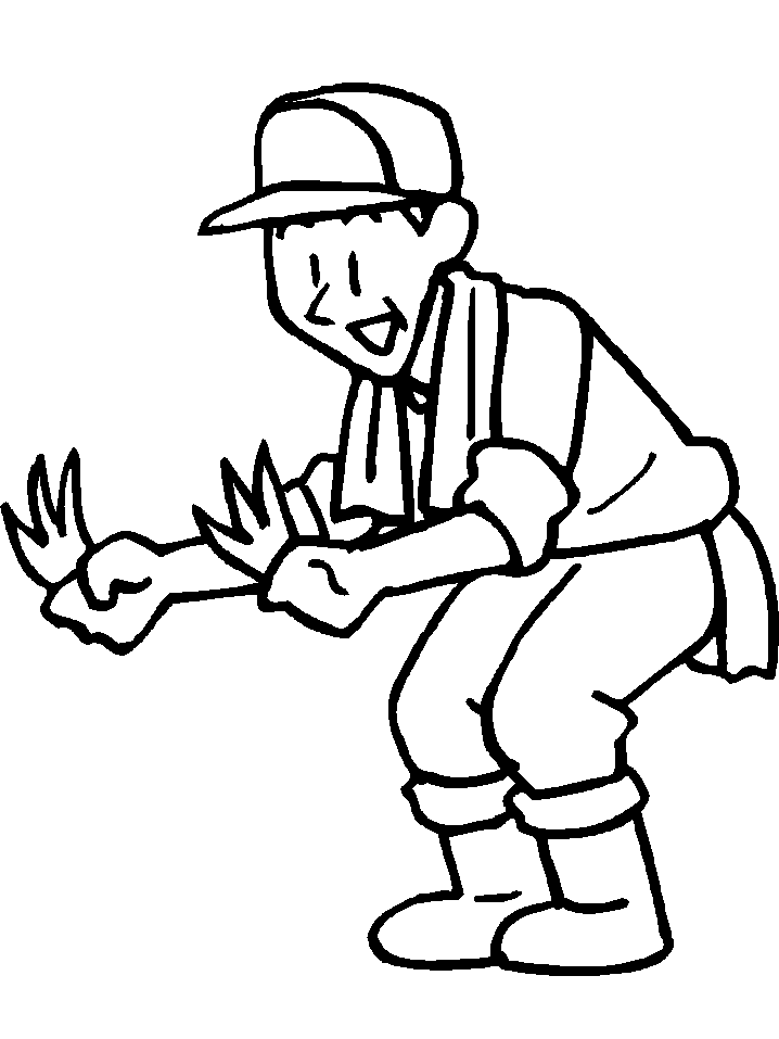 Farmer Coloring Pages for Kids | kids world