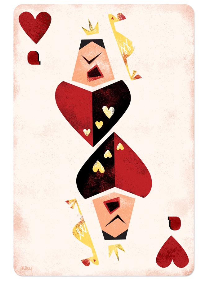 king and queen of hearts cards