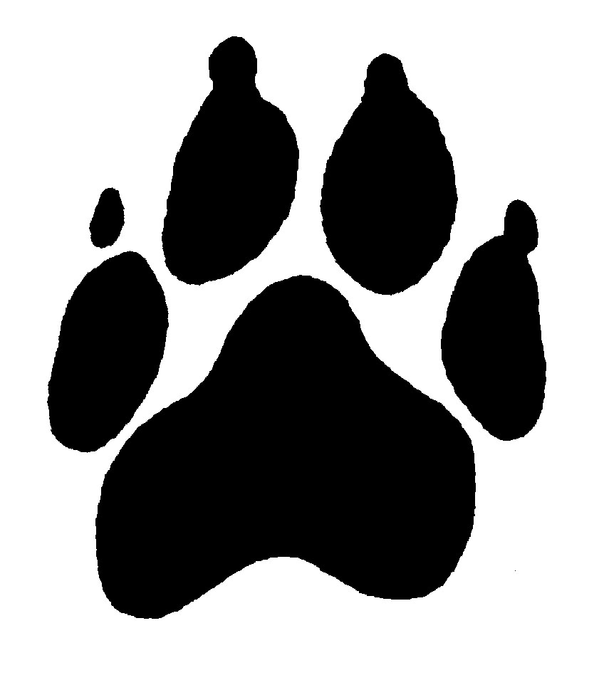 clip art free dog paw print - photo #4