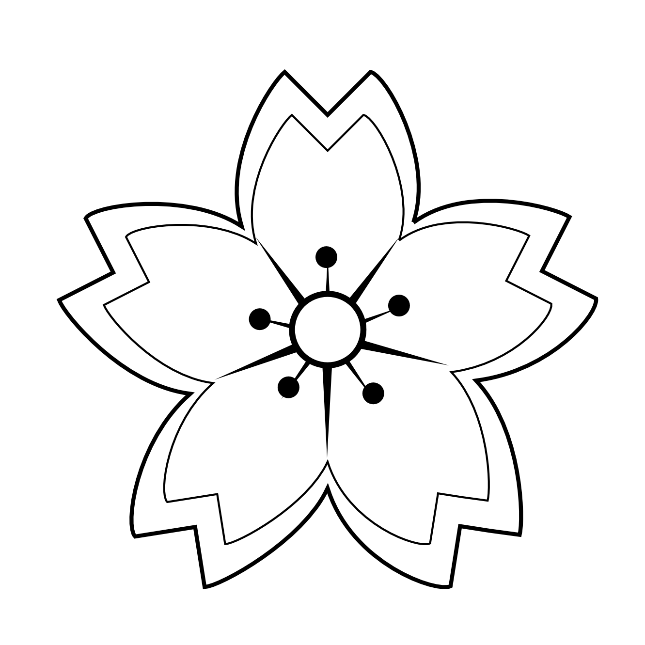 Flower Tattoo Black And White - ClipArt Best