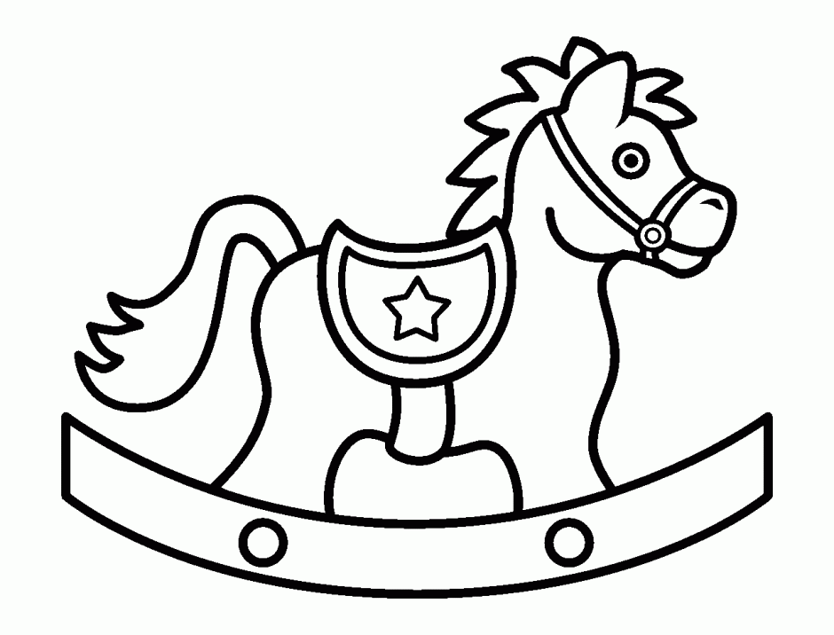 Vector Of A Cartoon Winged Horse Flying Coloring Page Outline By ...
