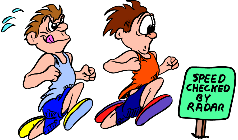 Cartoon Kids Running A Race Images & Pictures - Becuo