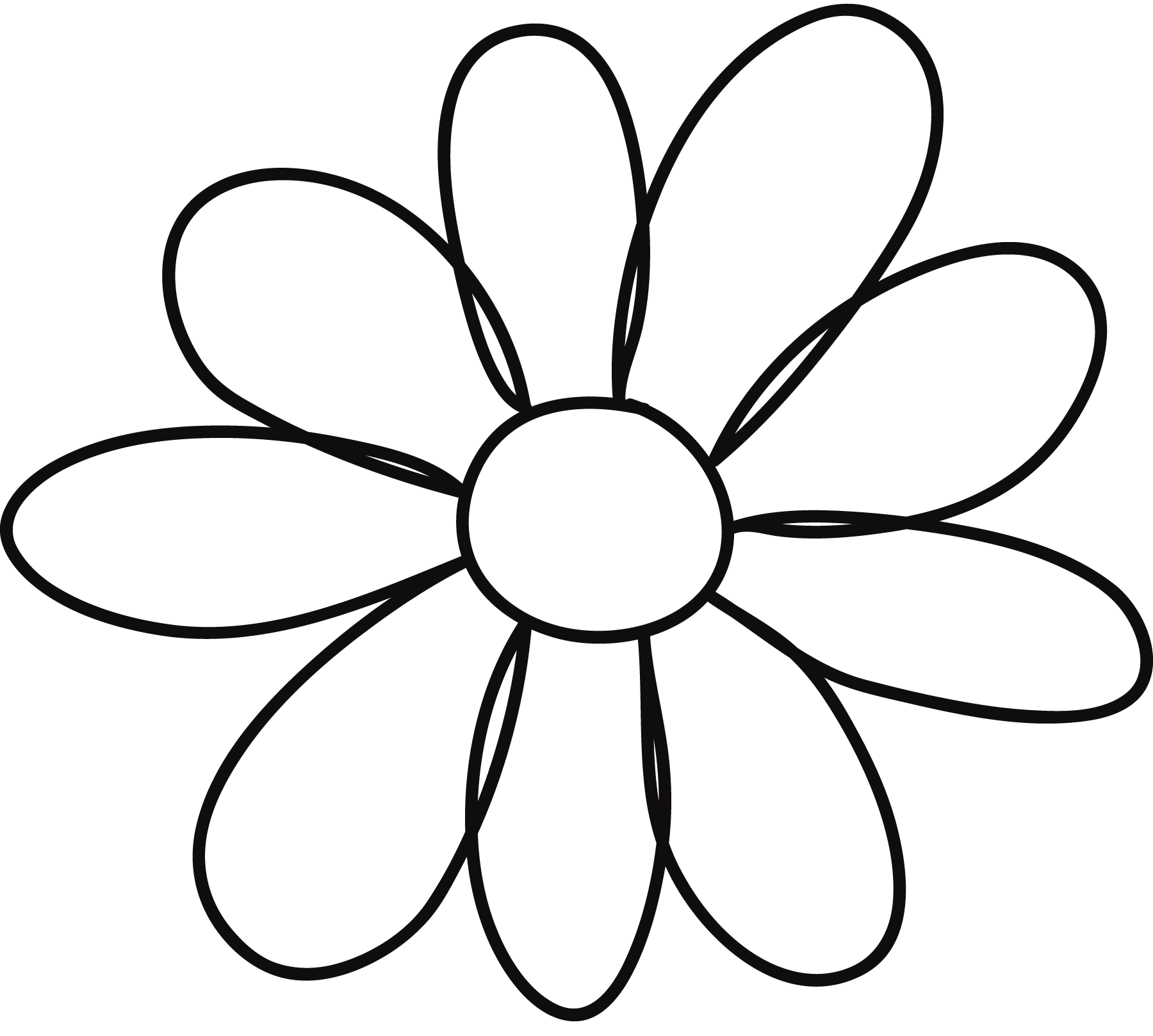 Flower Petals Template