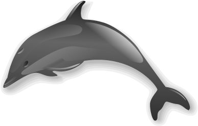 Free Glossy Dolphin Clip Art
