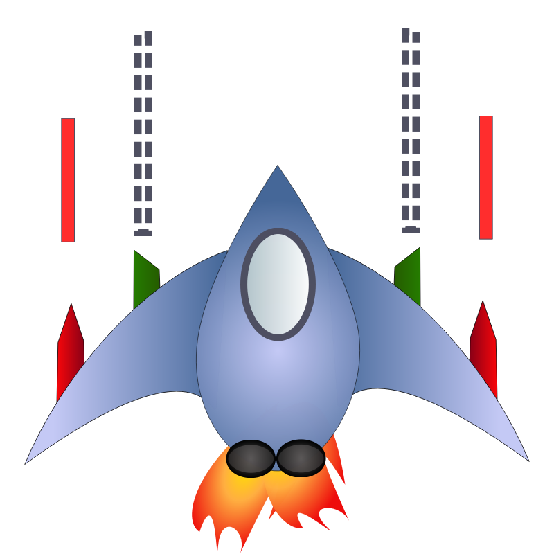 Clipart - space ship