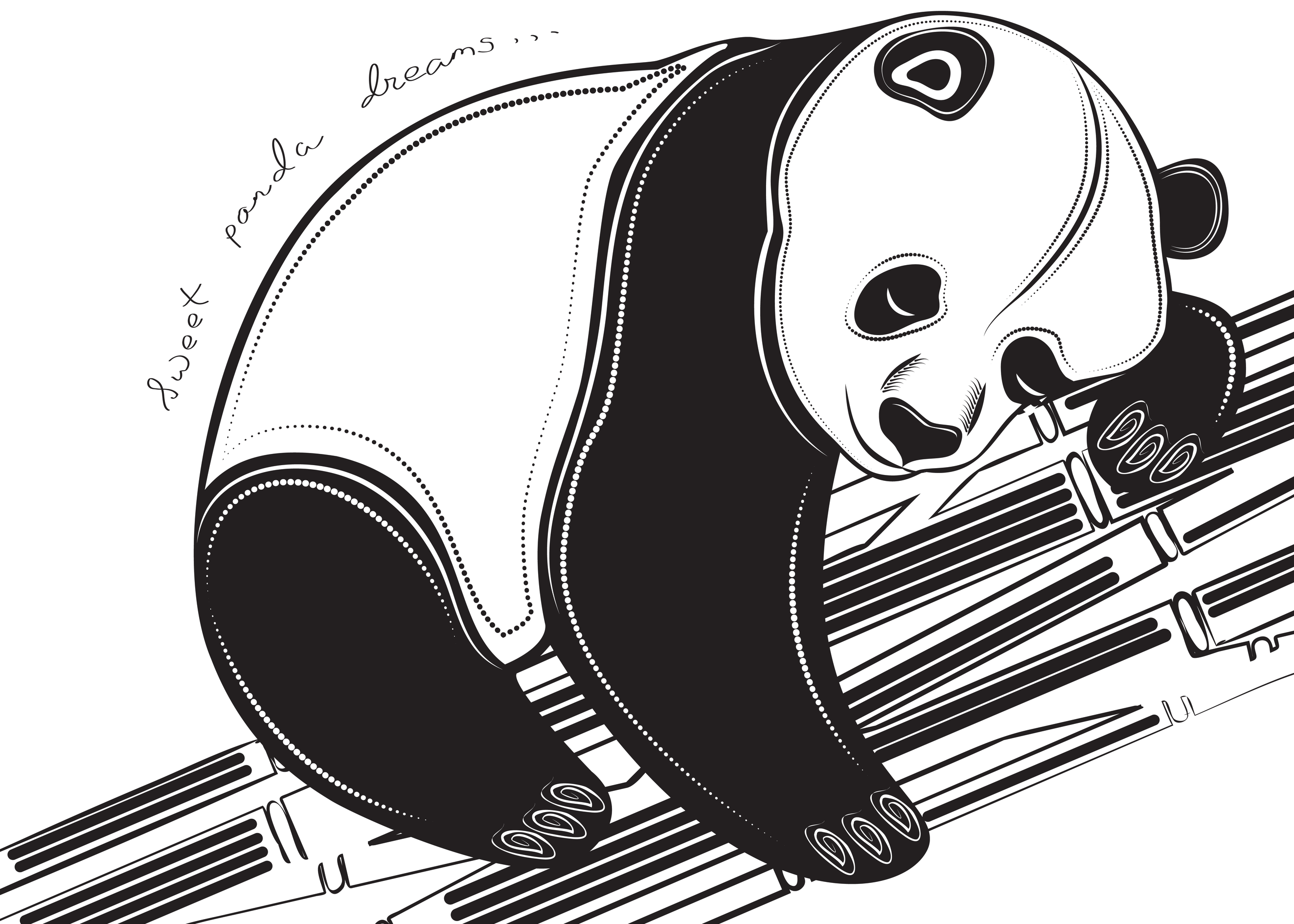 Images For > Bamboo Tree Panda Tattoo