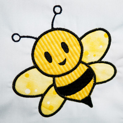 Items similar to Bumble Bee Applique Machine Embroidery Pattern ...